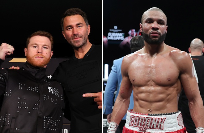 Eubank Jr is reportedly a leading candidate to face Canelo Photo Credit: Lawrence Lustig/BOXXER