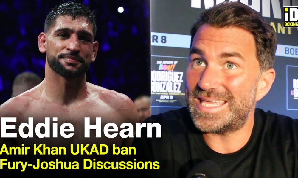 Eddie Hearn Reacts To Amir Khan UKAD Ban, Fury-Joshua & Conor Benn