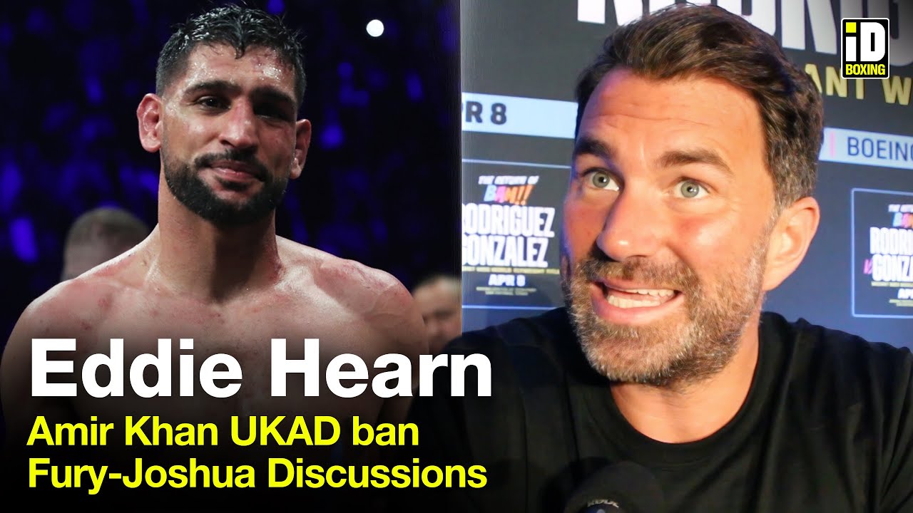 Eddie Hearn Reacts To Amir Khan UKAD Ban, Fury-Joshua & Conor Benn