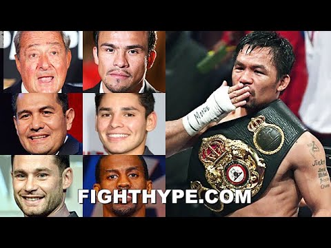 FIGHTERS & EXPERTS REACT TO PACQUIAO RETIRING: MARQUEZ, BARRERA, ARUM, GARCIA, CASIMERO, & MORE