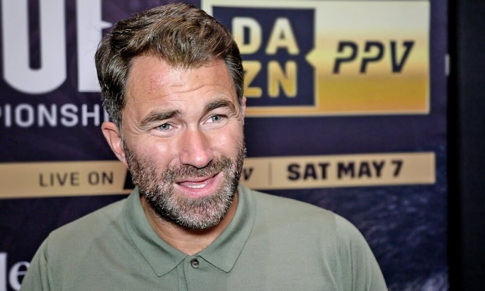 'FURY VS WHYTE NUMBERS NOT DISCUSSED so probably not very good' - Eddie Hearn