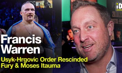 Francis Warren Reacts To Usyk-Hrgovic Order Rescinded, Fury & Moses Itauma