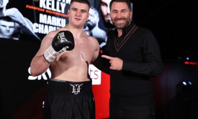 Fisher overpowered Matt Gordon to make a winning start to his professional career Photo Credit: Mark Robinson/Matchroom Boxing