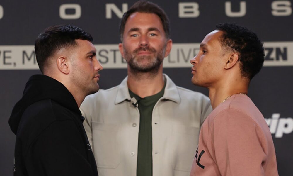 IT'S ON! Jack Catterall vs Regis Prograis FULL FIRST FACEOFF | Eddie Hearn & Matchroom Boxing