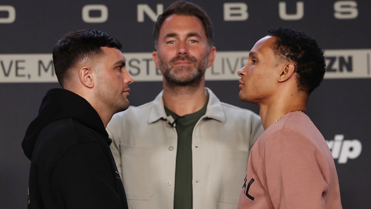 IT'S ON! Jack Catterall vs Regis Prograis FULL FIRST FACEOFF | Eddie Hearn & Matchroom Boxing