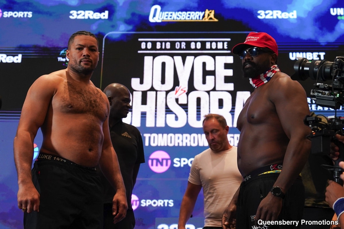 Image: Joyce Must Dominate Chisora to Stay Relevant in Heavyweight Division