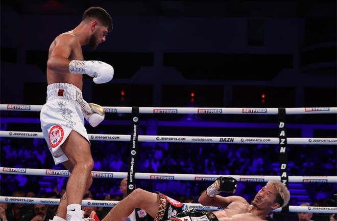 Cordina claimed the IBF super featherweight world title Photo Credit: Mark Robinson/Matchroom Boxing