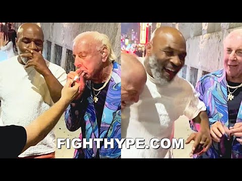 MIKE TYSON & RIC FLAIR GET HIGH & "GO WOO ON A B*TCH" SMOKING THAT TYSON 2.0 RIC FLAIR DRIP