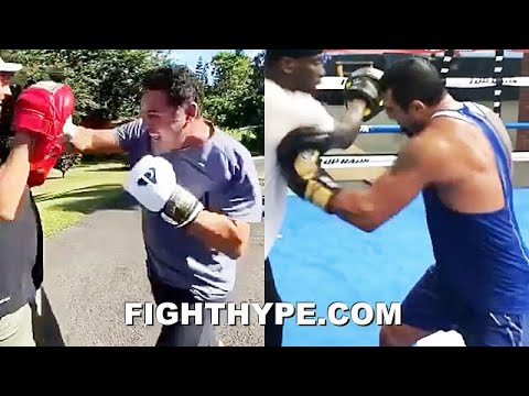 OSCAR DE LA HOYA VS. VITOR BELFORT SIDE-BY-SIDE TRAINING COMPARISON | BOXING VS. MMA POWER & SKILLS