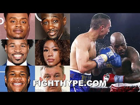 PRO FIGHTERS REACT TO TIM TSZYU KNOCKING OUT TONY HARRISON: SPENCE, CRAWFORD, HANEY, & MORE