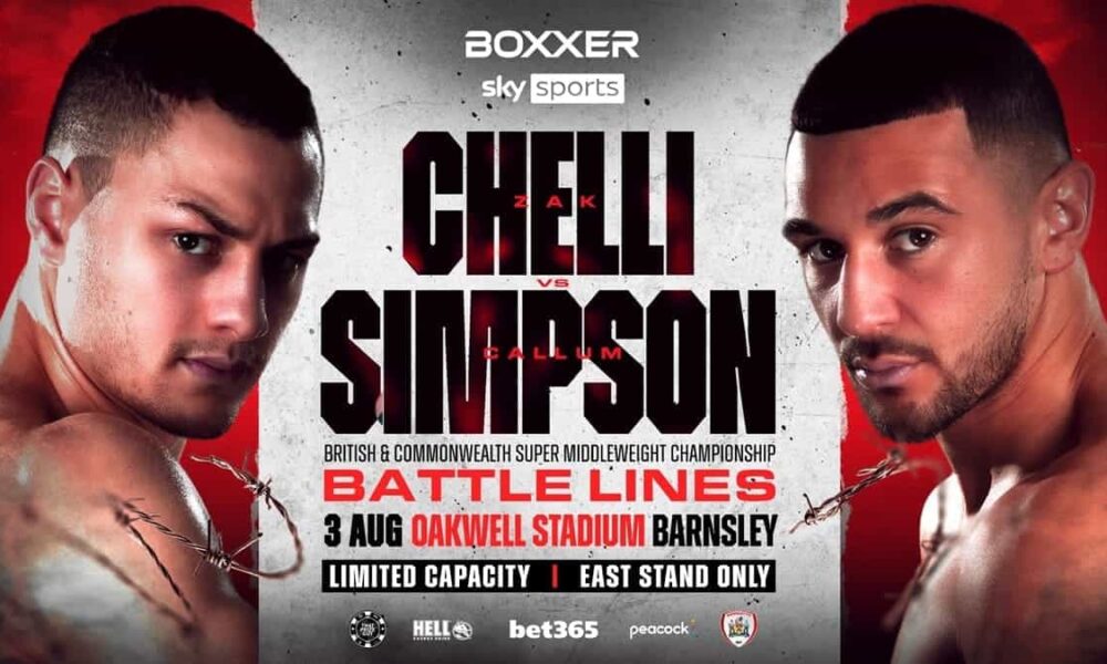 Chelli vs Simpson on August 3