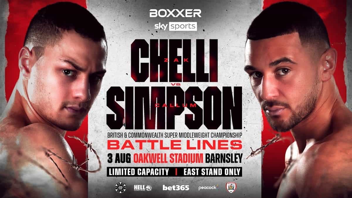 Chelli vs Simpson on August 3