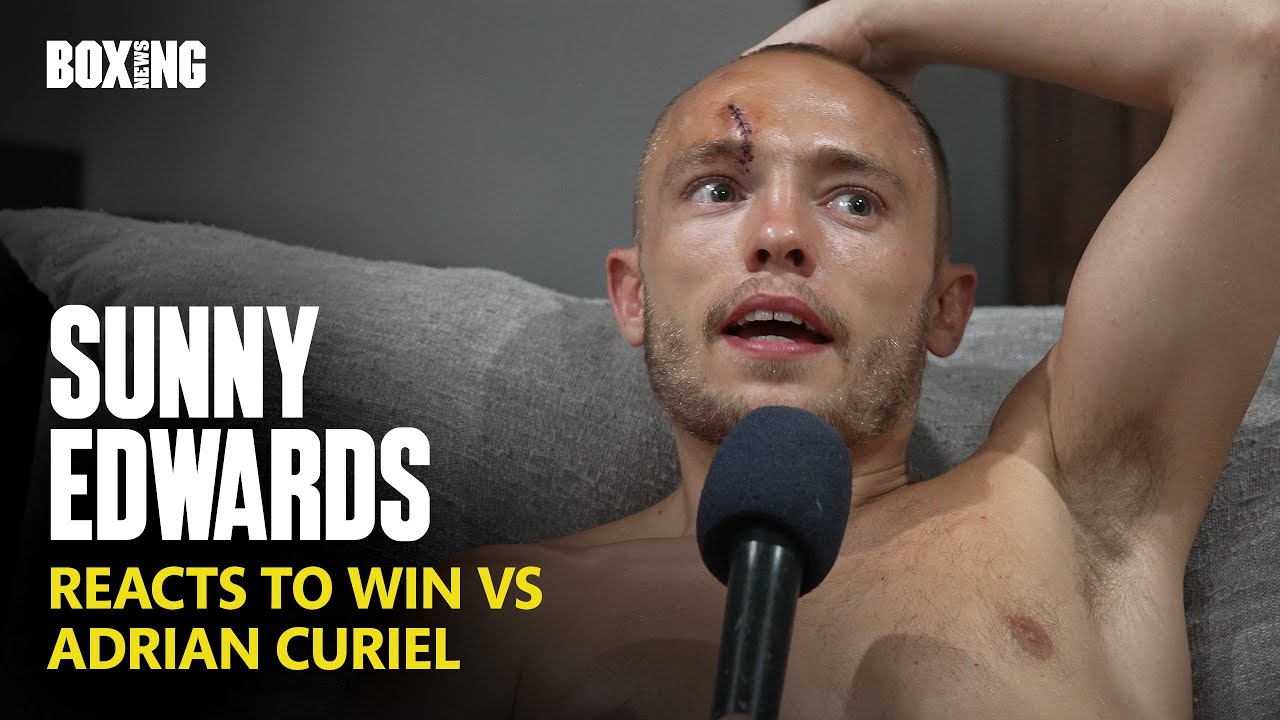 Sunny Edwards Reacts To Win vs Curiel & Crowd Reaction