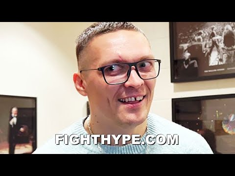 USYK TELLS CANELO HE'LL FIGHT HIM AT CRUISERWEIGHT AS HEAVYWEIGHT CHAMP: "YEAH, I CAN DO THAT"