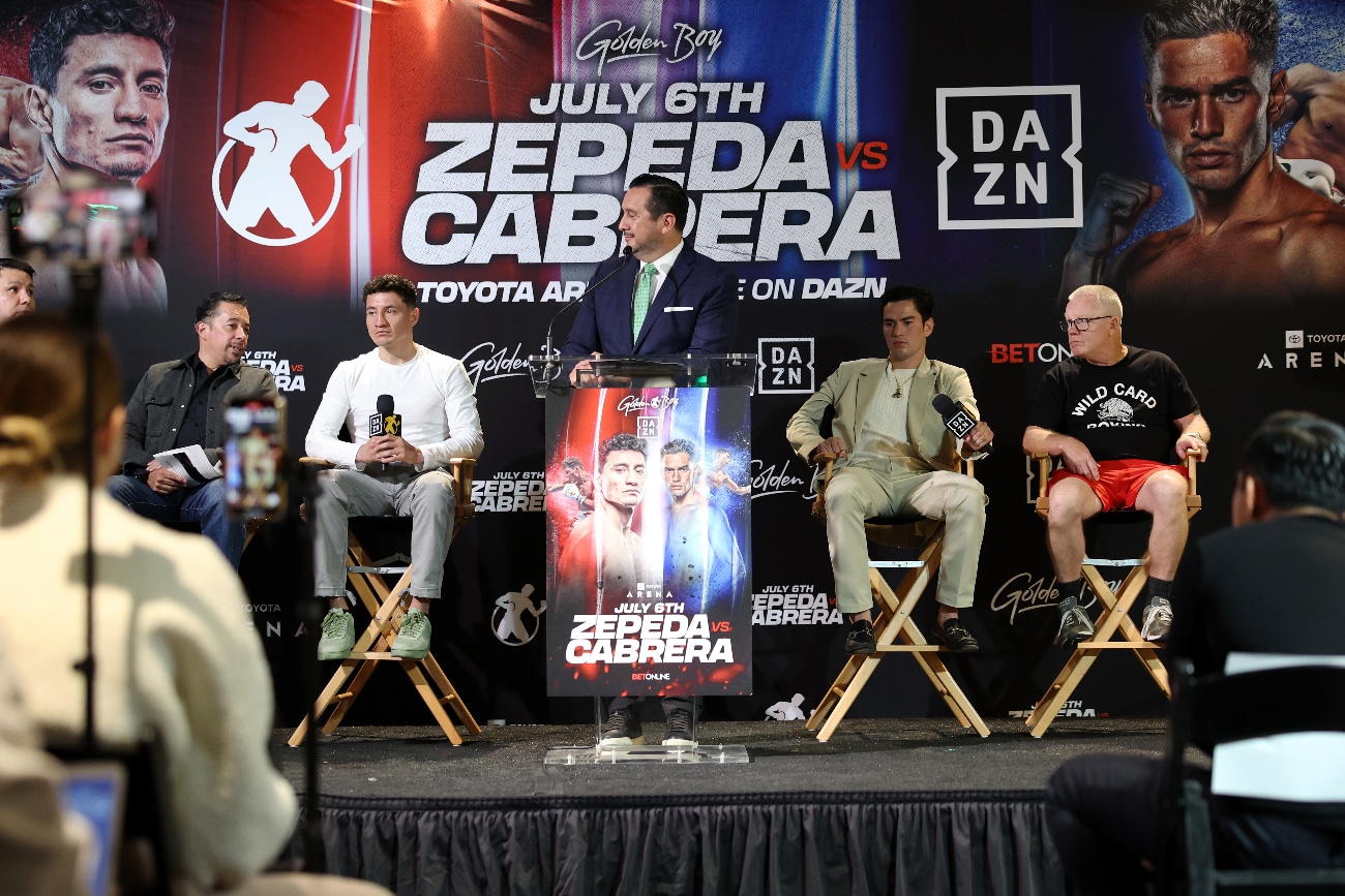 Image: William Zepeda 135 vs. Giovanni Cabrera 137 - Weigh-in Results for Saturday on DAZN