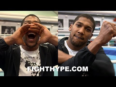 ANTHONY JOSHUA IMPERSONATES DEONTAY WILDER: "WE PACKIN' THAT ALABAMA POWER"