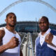 Joshua and Dubois face-to-face ahead of their clash on September 21 at Wembley Stadium Photo Credit: Mark Robinson/Matchroom Boxing