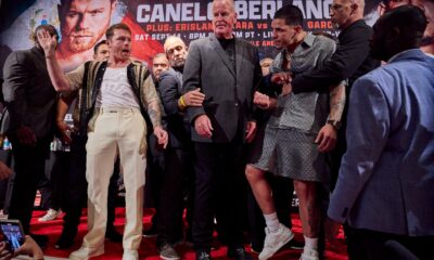 Image: Berlanga Sr. Dares Canelo: "Come to the First Round and Try and Fight Us"