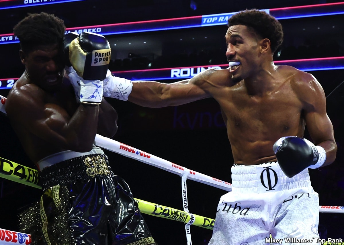 Image: Boxing Results: Osleys Iglesias Dominates Sena Agbeko in Crushing Second Round Stoppage