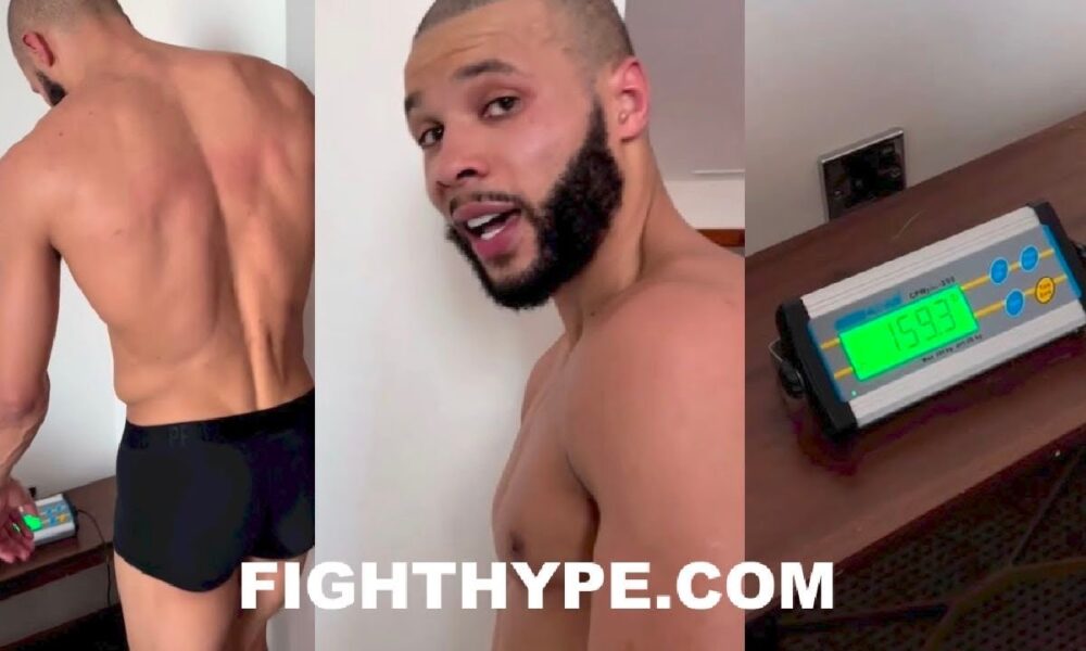 CHRIS EUBANK JR. WEIGHS IN AT 159.3 LBS DAY OF CONOR BENN POSTPONED FIGHT; MAKES REHYDRATION WEIGHT