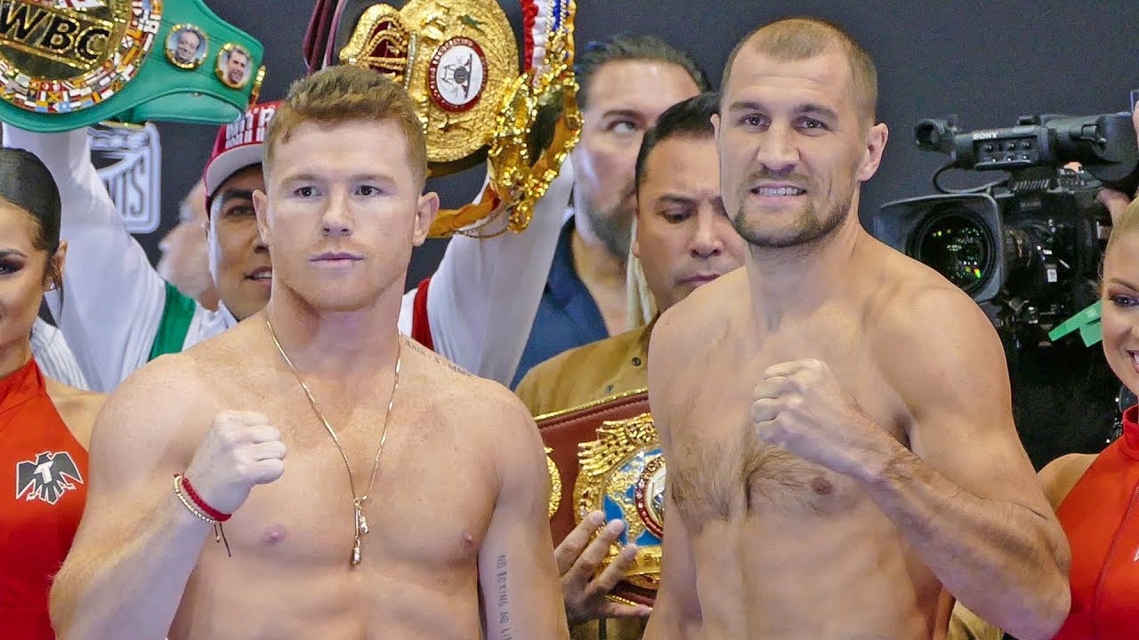 Canelo Alvarez vs. Sergey Kovalev FULL WEIGH IN & FINAL FACE OFF | DAZN Boxing