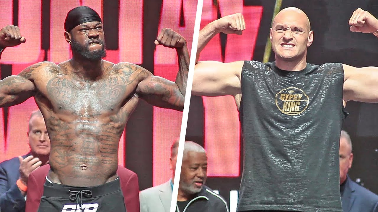 Deontay Wilder vs. Tyson Fury II • FULL WEIGH IN & FACE OFF • Heavyweight Championship Boxing