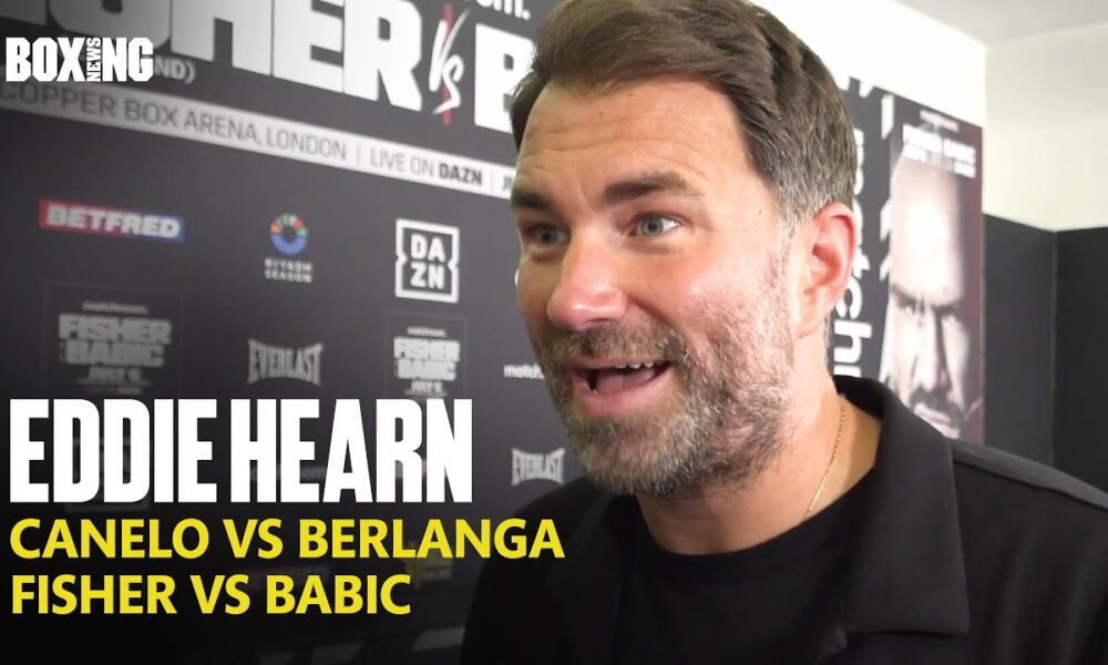 Eddie Hearn On Canelo Future, Fisher-Babic & Vegas Sphere