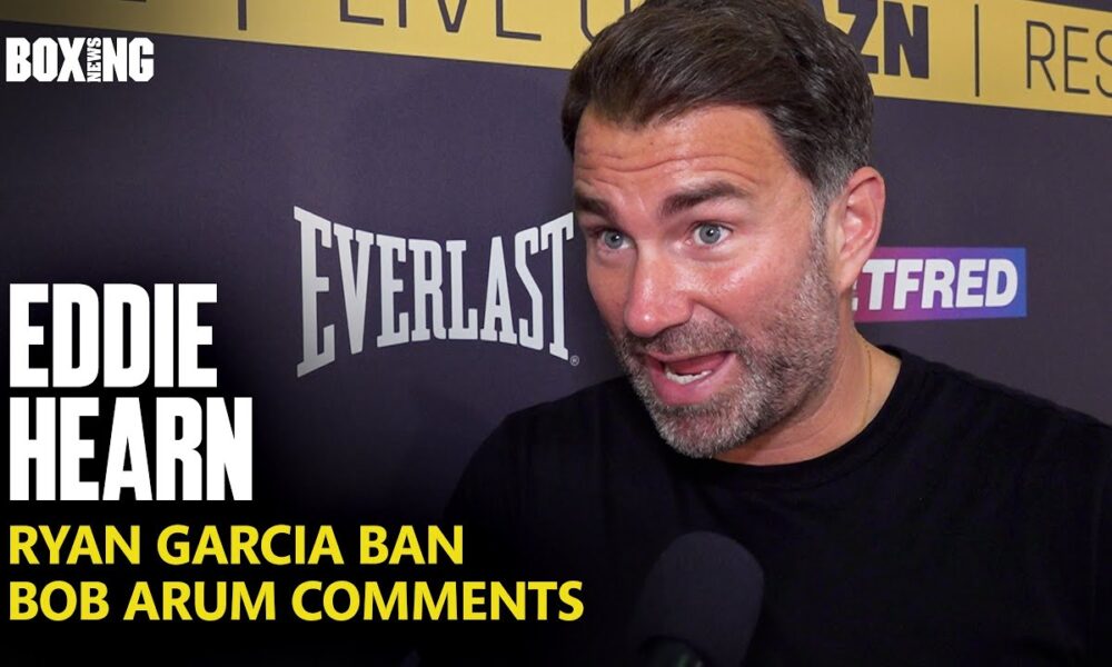 Eddie Hearn Reacts To Ryan Garcia Ban For Positive Drug Tests