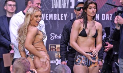 Elle Brooke vs Faith Ordway • FULL WEIGH IN & FACE OFF | DAZN Boxing & Misfits 004