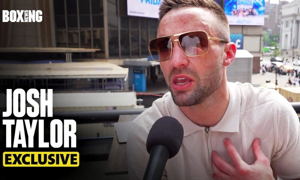 Exclusive: Josh Taylor Reacts To Teofimo Lopez Loss