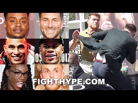 FIGHTERS & EXPERTS REACT TO CANELO BRAWL WITH CALEB PLANT: SPENCE, HEARN, HANEY, BENAVIDEZ, MORE