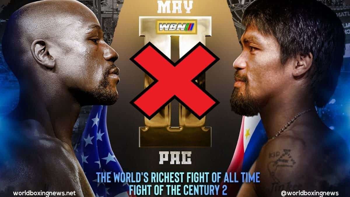 Mayweather vs Pacquiao 2 off