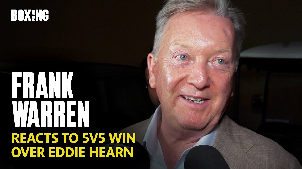 Frank Warren Ecstatic Reaction To Dominating Eddie Hearn In 5v5 Show