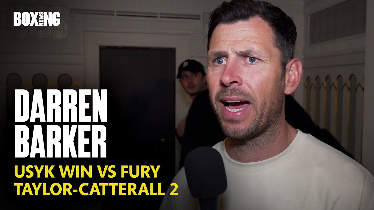 "Fury Became Complacent!" - Darren Barker On Usyk Win vs Fury