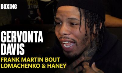 Gervonta Davis On "Nervous" Frank Martin, Lomachenko & Haney