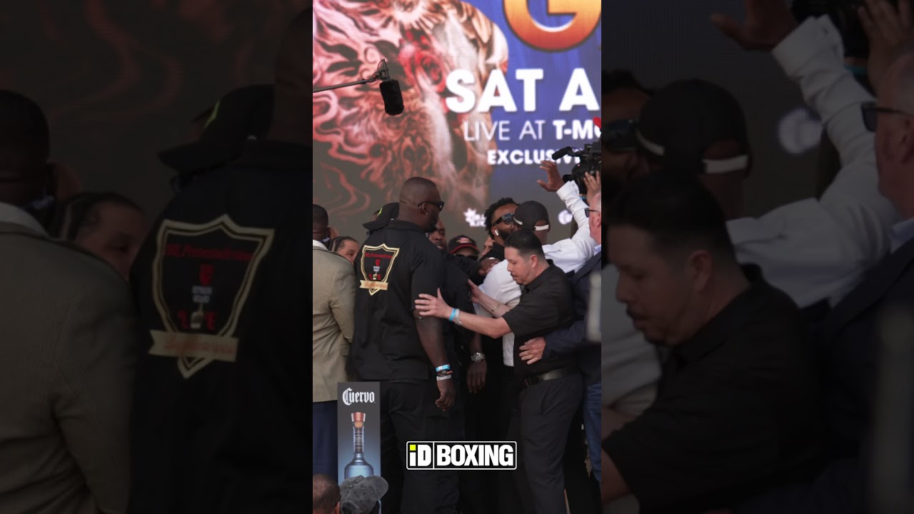 Gervonta Davis Pushes Ryan Garcia In Heated Final Face-Off 😤