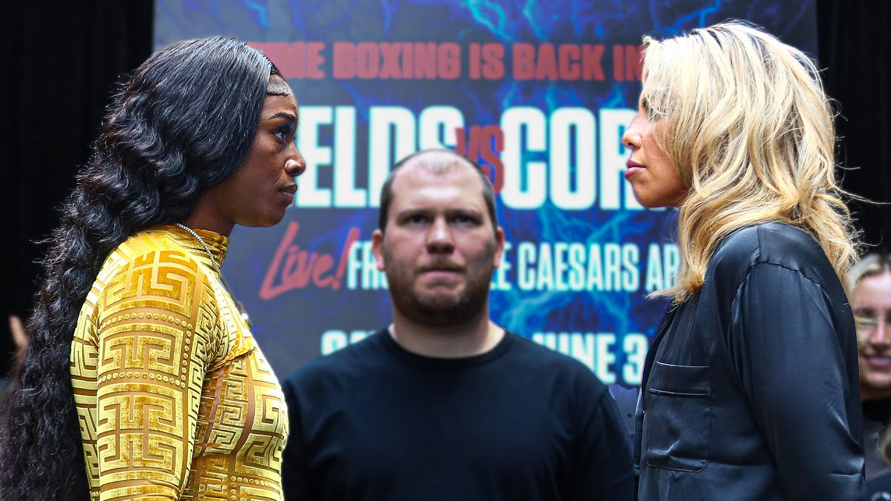 HEATED!! Claressa Shields vs Maricela Cornejo • FULL WEIGH-IN & FACEOFF• DAZN Boxing