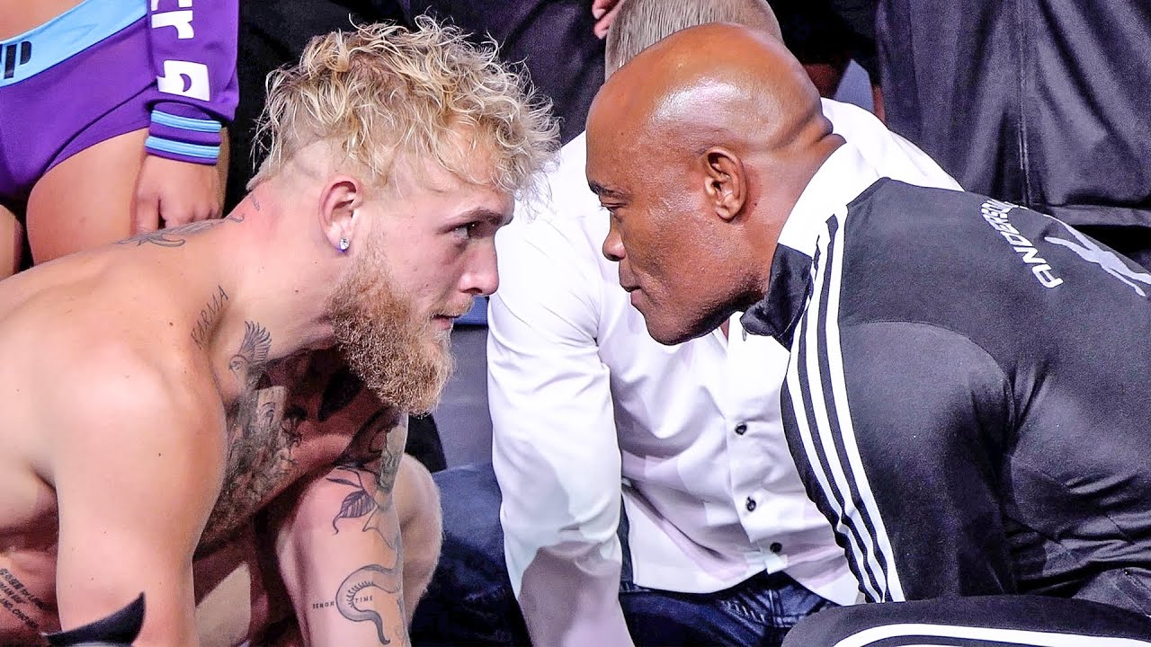 Jake Paul vs. Anderson Silva • FULL WEIGH IN & FACE OFF • ShowTime Boxing