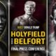 LIVE • Evander Holyfield vs. Vitor Belfort  [ FINAL PRESS CONFERENCE ] w/ Donald Trump