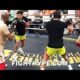 MAYWEATHER & GERVONTA DAVIS EXPLOSIVE MITT WORK; SHARPSHOOTING FOR SANTA CRUZ SHOWDOWN