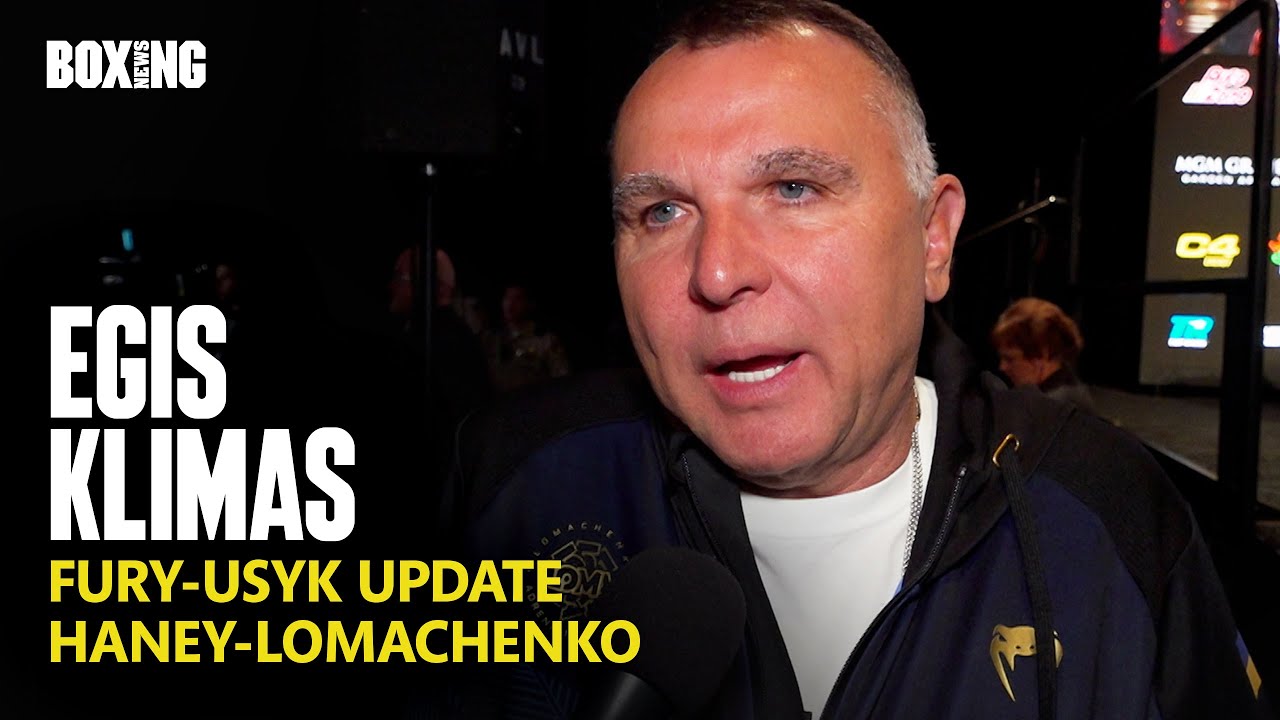 Oleksandr Usyk Manager Egis Klimas Gives Fury Fight Update, Haney-Loma