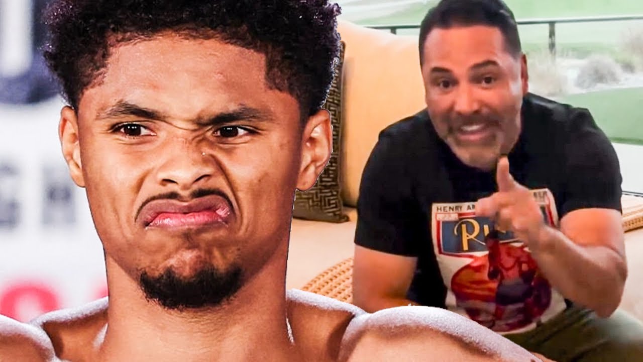 “PU**Y MEXICANS” - Shakur Stevenson FIRES BACK at De La Hoya REFUSING TO MAKE William Zepeda Fight