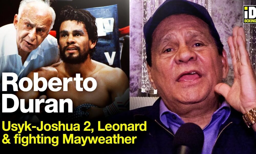 Roberto Duran In-Depth | Fighting Mayweather, Leonard & Usyk-Joshua 2