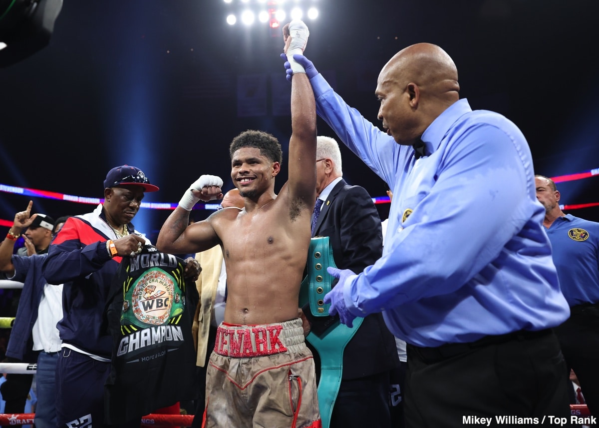 Image: Shakur Stevenson: Tank Davis Fight Must Happen, We're the Best