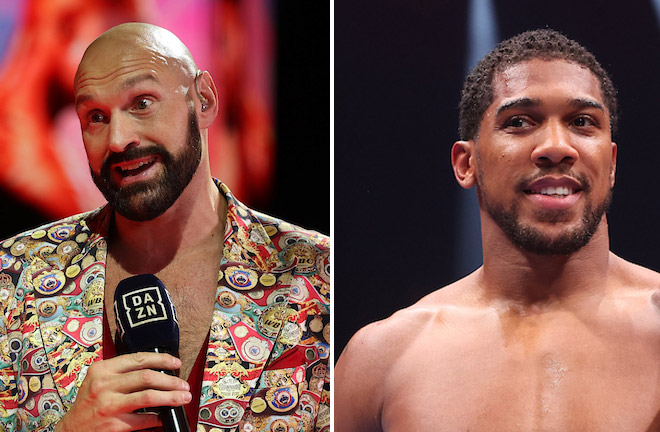 Joshua was still an amateur when he sparred Fury (Photo Credit: Action Images)