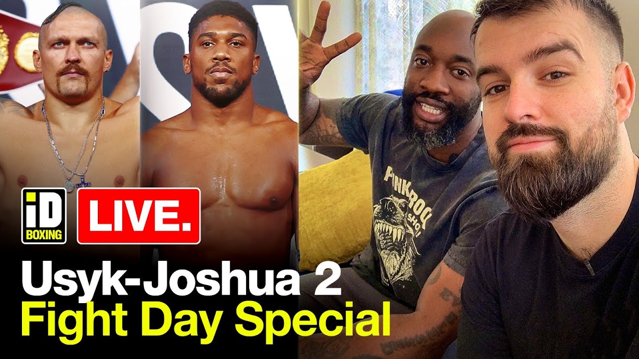 Usyk-Joshua 2 Fight Day Live | Rob Tebbutt, Ade Oladipo & Andi Purewal