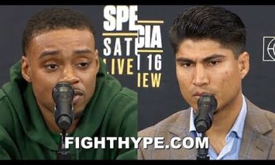 (WOW!) ERROL SPENCE LASHES OUT, TRADES WORDS WITH MIKEY GARCIA; TELLS HIM TO DROP HUMBLE ACT