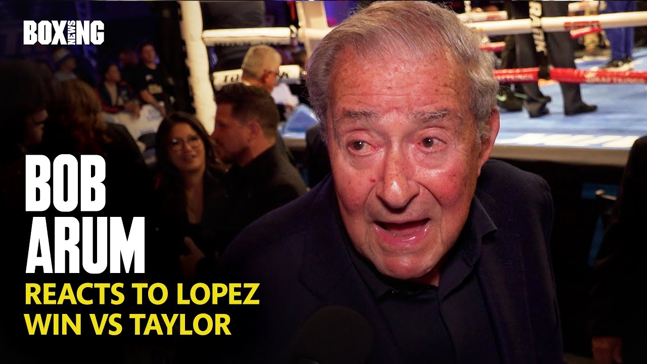 Bob Arum Reacts To Teofimo Lopez Win vs Josh Taylor