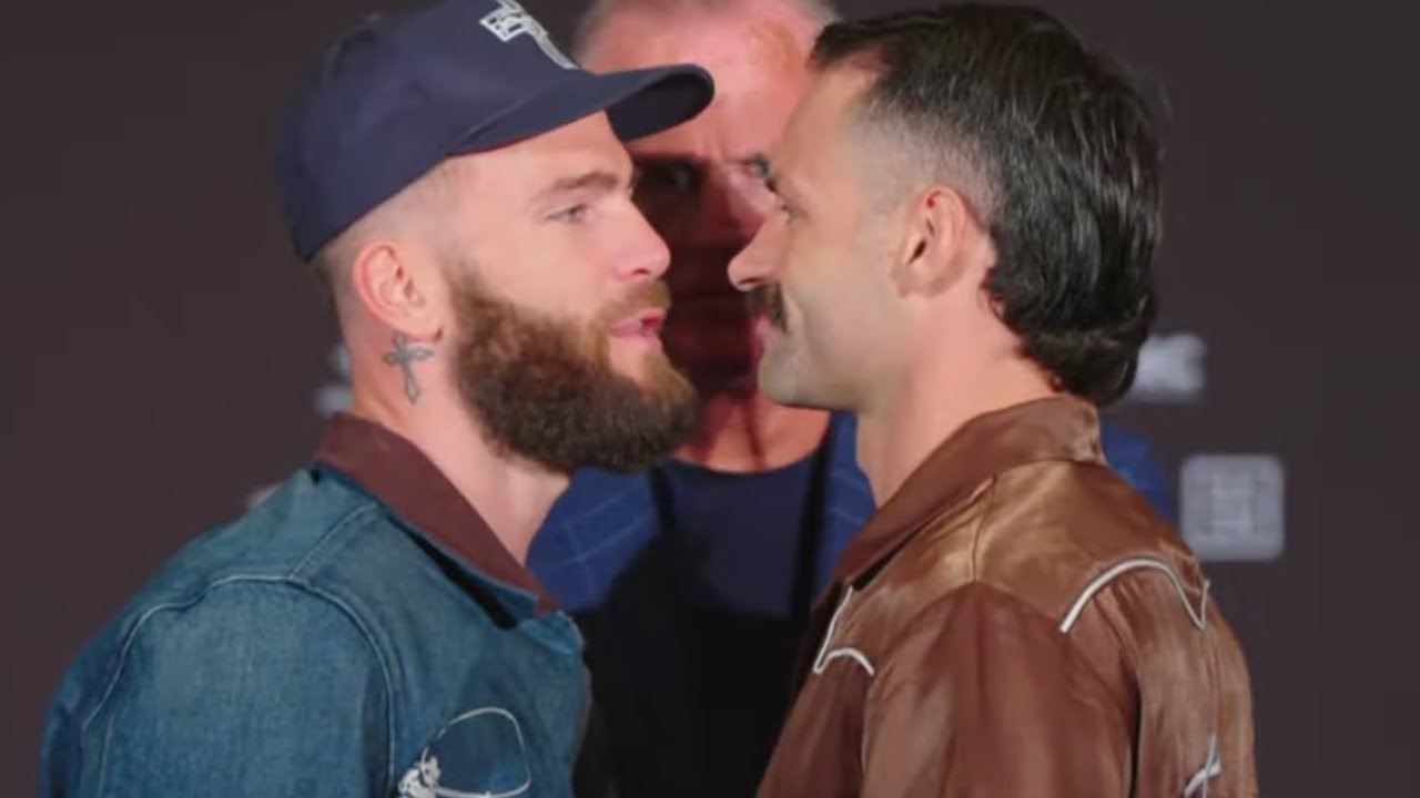 Caleb Plant GOES AT IT with Trevor McCumby & FORCED TO SEPARATE after HEATED FACE OFF