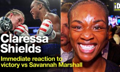 Claressa Shields Immediate Reaction To Savannah Marshall Win